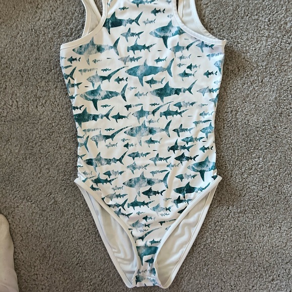 Shark one-piece swim suit - Picture 3 of 4